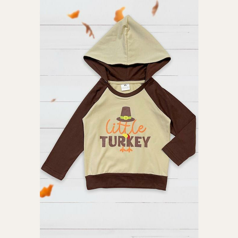 Little Turkey Hoodie Baby & Toddler Tops Kidscharm   