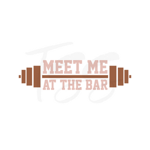 Meet Me At The Bar DTF Print Transfer