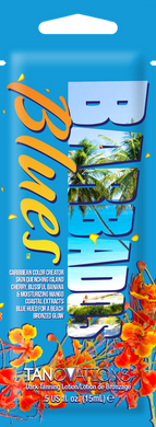 Tannovations Barbados Blues Tanning Lotion.
