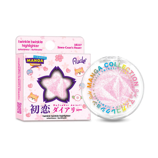 Manga Collection Twinkle Twinkle Highlighter: Sawa-Chan's Heart  Rude Cosmetics   