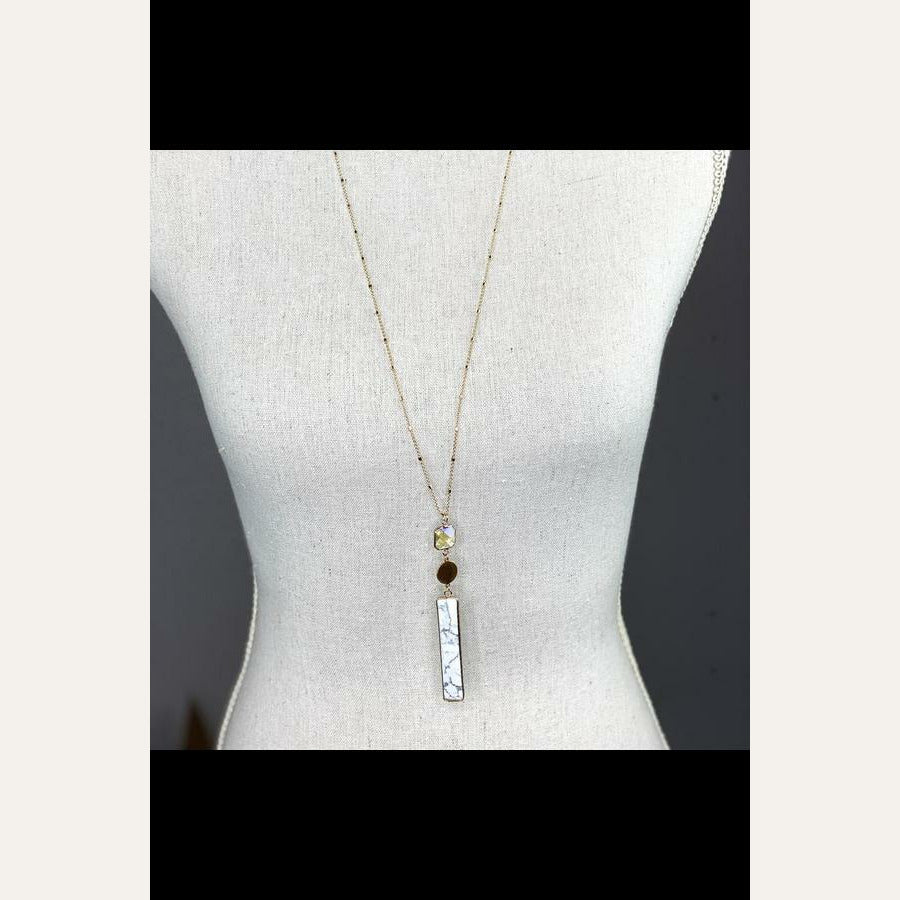 Spencer Bar Necklace Necklace The Mix Mercantile   