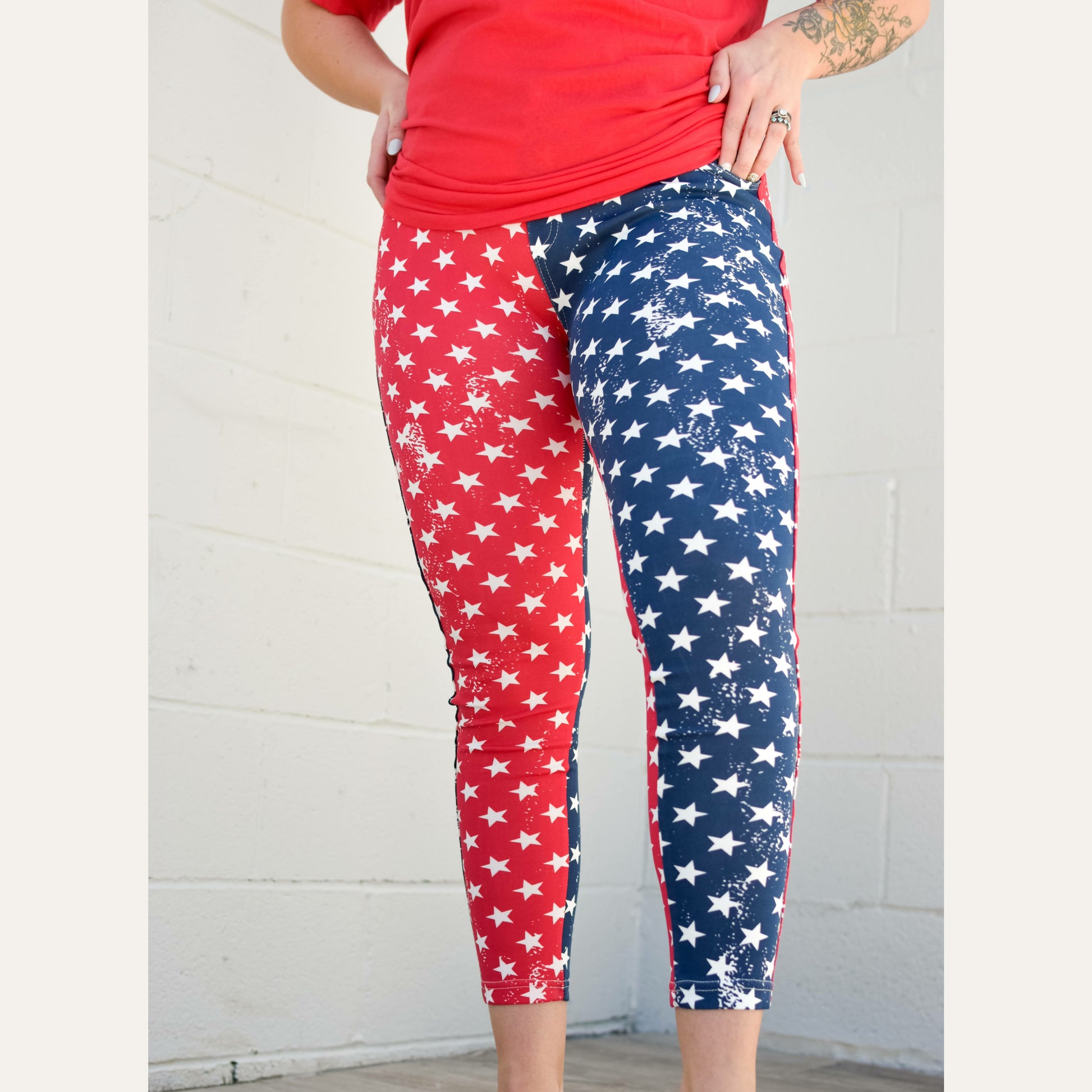 Patriotic Jeggings clearance Yelete   