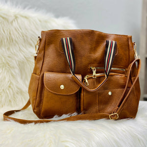 Caramel Designer Handbag