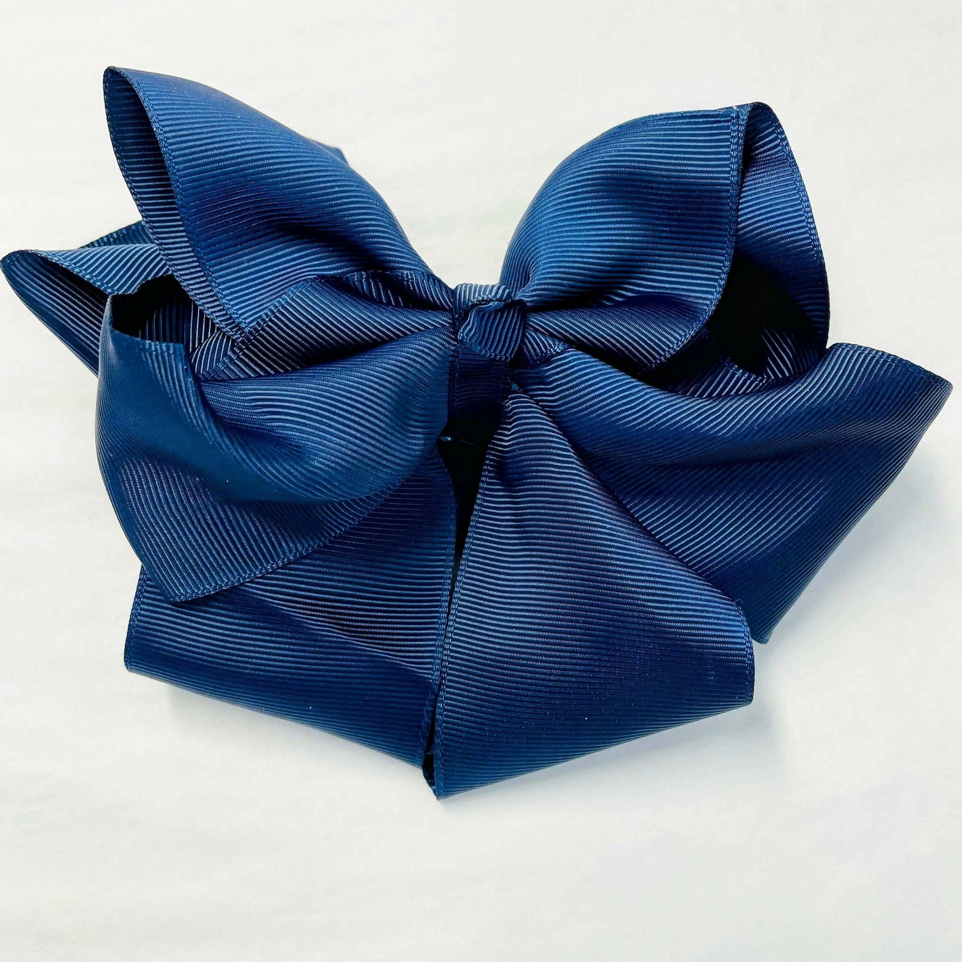 navy blue grosgrain bow