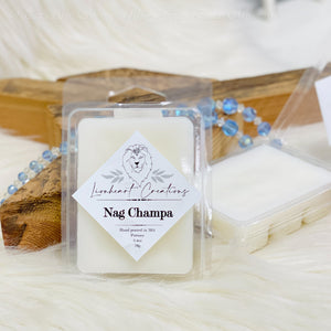 Nag Champa Scented Wax Melt Welcome to a world of exotic luxury with our Nag Champa Scented Wax Melt! This unique and classic scent is sure to transport you to a place of relaxation and peace