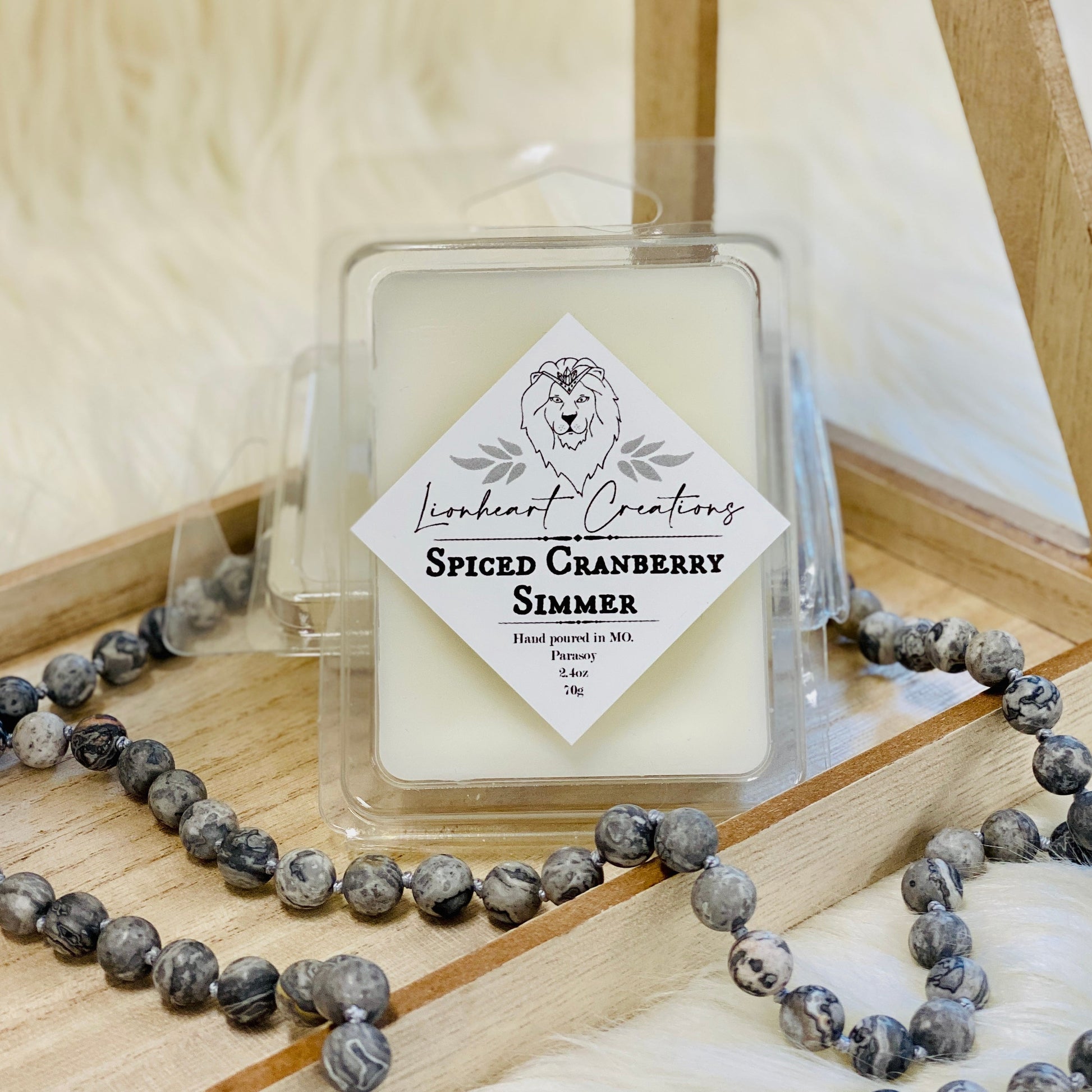 Spiced Cranberry Simmer Scented Wax Melt Wax Tarts Lionheart Creations   