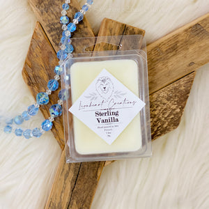 Sterling Vanilla Scented Wax Melt Experience the sensuous aroma of vanilla like never before with our Sterling Vanilla Scented Wax Melt! With a captivating and alluring fragrance, this wax melt is perfect for any room in your home. 