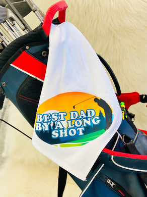 Best Dad Golf Towel
