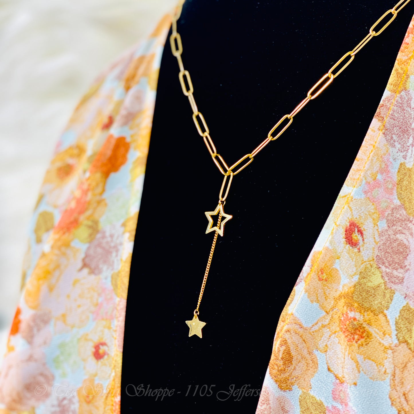 Dainty, but sure to be noticed! 14kt Gold Plated Necklace