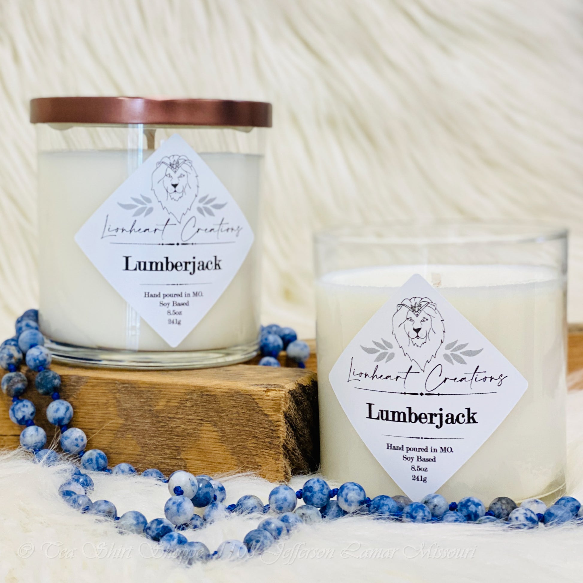With top notes of cologne and base notes of cedar, sawdust, leather, and pine, you’ll feel like a real lumberjack as soon as you light this candle! Ladies, don’t be scared off by its masculine smell — this candle is sure to bring you the peace and calm of the great outdoors. So sit back, relax, and let Lumberjack do its job!  Soy based Glass jar Suction seal lid 8.5 ounces