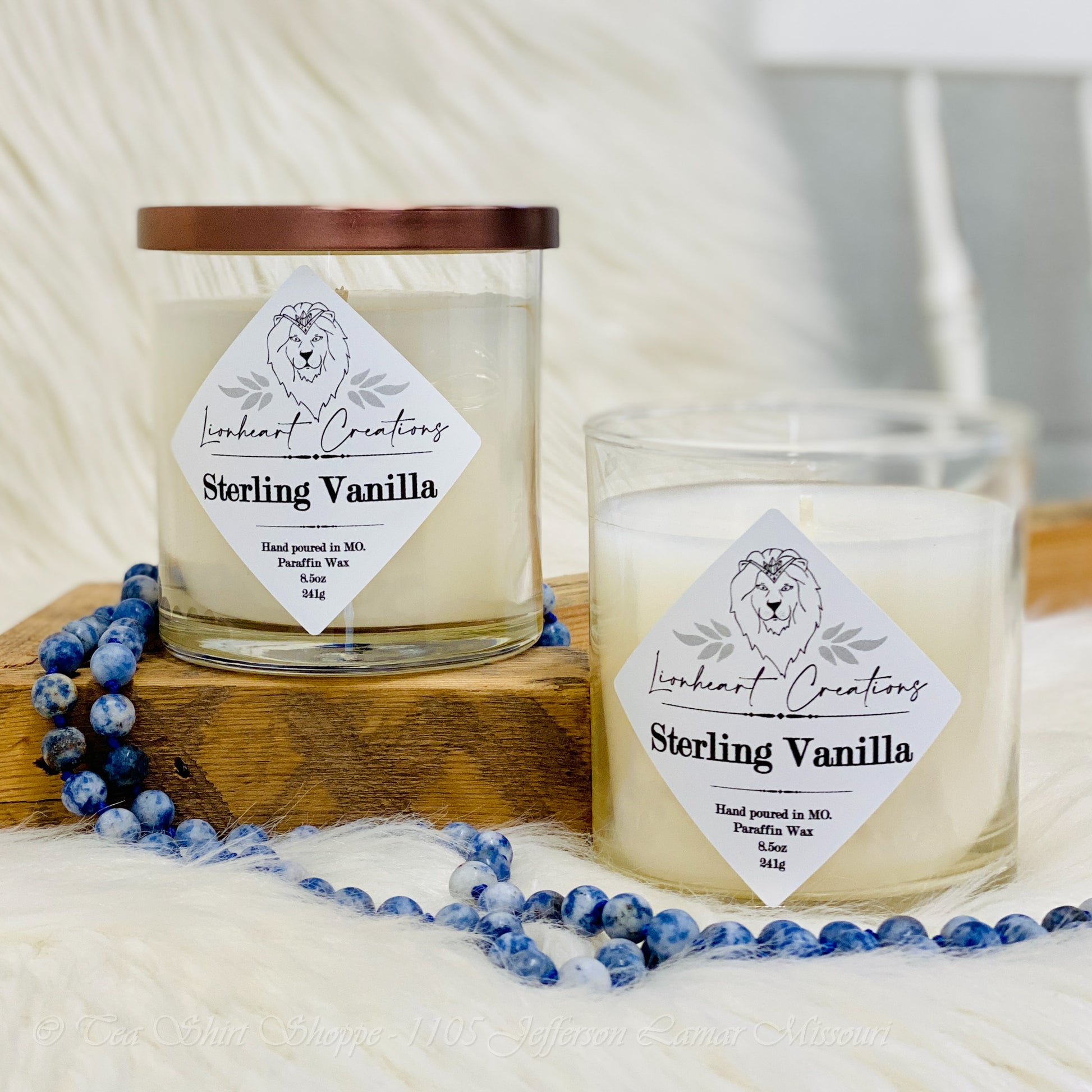 Sterling Vanilla Paraffin Wax Candle