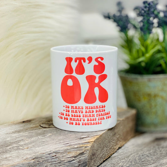 It's Ok Flower Pot Pots & Planters Tea-Shirt Shoppe   