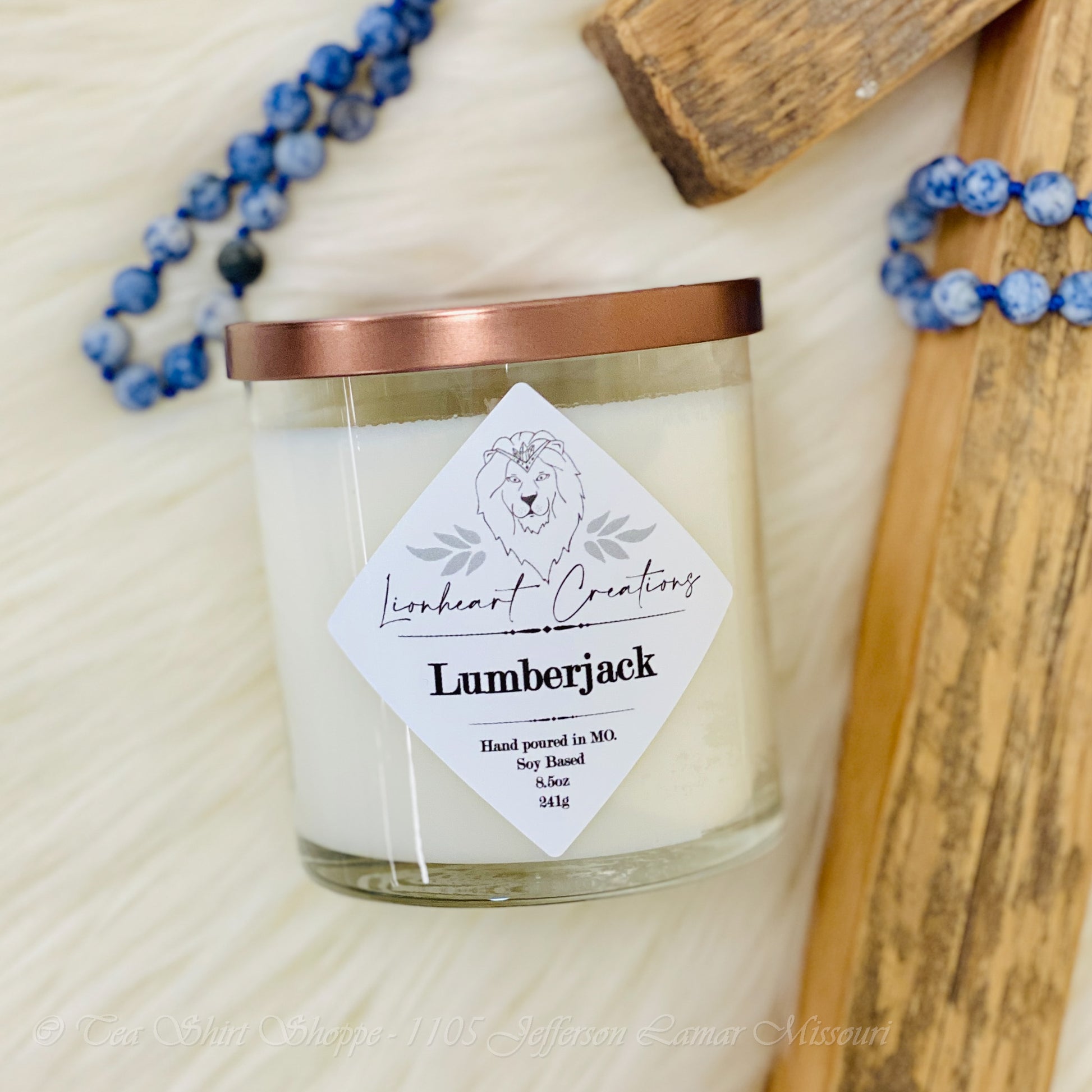 Lumberjack Soy Based Candle  Welcome to the great outdoors with our Lumberjack Soy Based Candle! This bold, masculine fragrance creates an atmosphere that will take you straight to the Alaskan wilderness. 