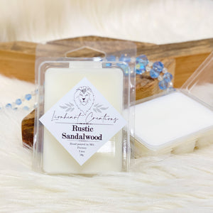 Rustic Sandalwood Scented Wax Melt Bring the stunning aromas of the countryside right into your home with this Rustic Sandalwood Scented Wax Melt.