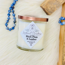 Start your day with a burst of freshness with Lionheart Creation's hand poured Black Plum & Leather candle. Enjoy the uplifting fragrance as you get ready for your day.